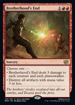 Brotherhood's End (promo pack stamp foil)