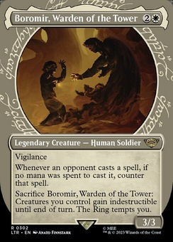 Boromir, Warden of the Tower (showcase - foil)