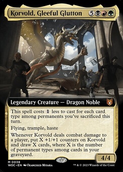 Korvold, Gleeful Glutton (extended art)