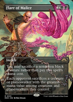 Flare of Malice (borderless foil)