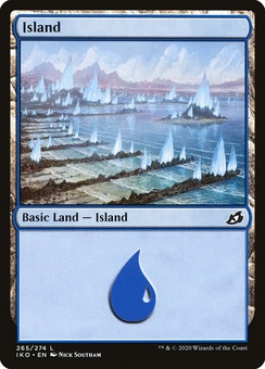 Island (foil) #265 