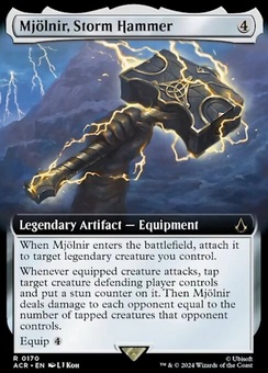 Mjölnir, Storm Hammer (extended art foil)