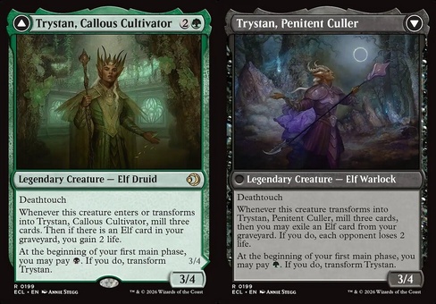 Trystan, Callous Cultivator // Trystan, Penitent Culler (foil)