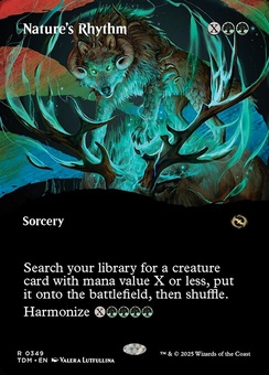 Nature's Rhythm (borderless showcase foil)