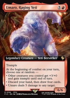 Umaro, Raging Yeti (extended art)