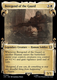 Beregond of the Guard (scroll silver foil)
