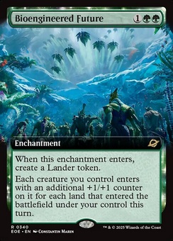 Bioengineered Future (extended art foil)