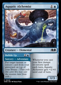 Aquatic Alchemist // Bubble Up (foil)