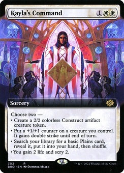 Kayla's Command (extended art foil)
