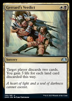 Gerrard's Verdict (foil)