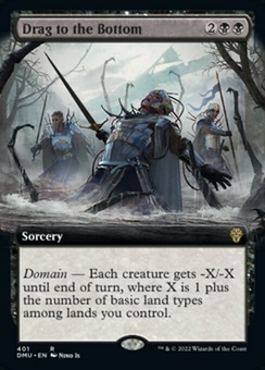 Drag to the Bottom (extended art - foil)