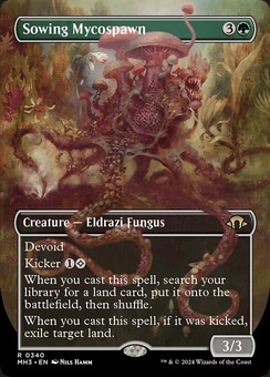 Sowing Mycospawn (borderless foil)