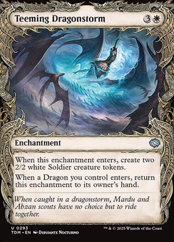 Teeming Dragonstorm (showcase foil)