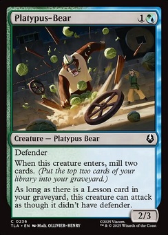 Platypus-Bear (foil)