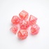 Candy-like Series - Peach - RPG Dice Set (7pcs)